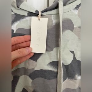Z Supply NWT CAMO HOODIE CROP